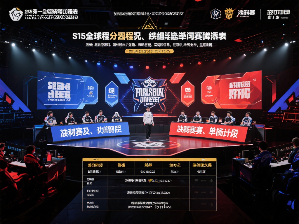 S15全球总决赛赛程公布,淘汰赛阶段备受关注 赛程概览:从小组赛到淘汰赛的层层递进
